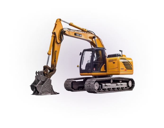About Us Illustration Excavator
